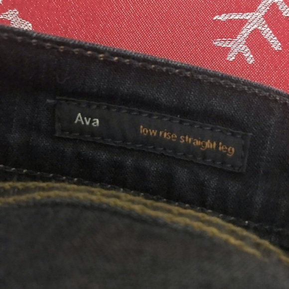 Citizen of Humanity Ava Low Rise Straight leg dark denim size 28 - Picture 9 of 11